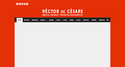 Desktop Screenshot of hectordecesare.com